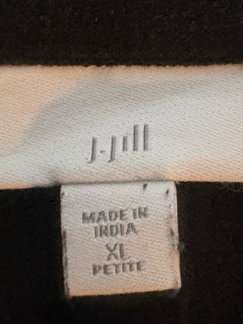 J. Jill Black Embroidered Blouse - Picture 2 of 7